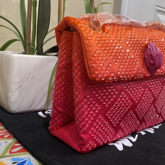 Kurt Geiger Orange and Pink Women's Bag - Picture 8 of 13